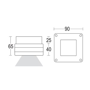 MicroTorre Flat C 90<div class='badge font-14 d-block'>GH1208</div><br><span style='color:#888'>8W</span><br><span style='color:#888'>656Lm - 690Lm</span>