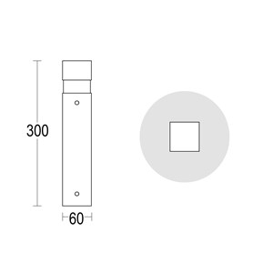 MiniQuadro D 300 360°<div class='badge font-14 d-block'>GH1315</div><br><span style='color:#888'>4.2W - 8.4W</span><br><span style='color:#888'>1 x 553Lm - 1 x 1055Lm</span><div class='row  $displayIcons$'><ul class='col-12 list-inline mt-2 '><li><img  class='p-1' src='https://www.ghidini.it/catalog/materials/BEAMICONSjpg/bollard-360.jpg?width=40&height=40&mode=crop&quality=100;' alt='materials/BEAMICONSjpg/bollard-360.jpg' /></li></ul></div>