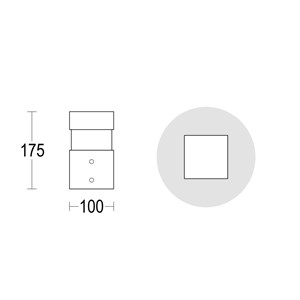 Quadro 175 360°<div class='badge font-14 d-block'>GH1460</div><br><span style='color:#888'>8W</span><br><span style='color:#888'>656Lm - 690Lm</span>