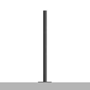 Cylindrical poles with plate 89mm<br><span style='color:#888'></span>